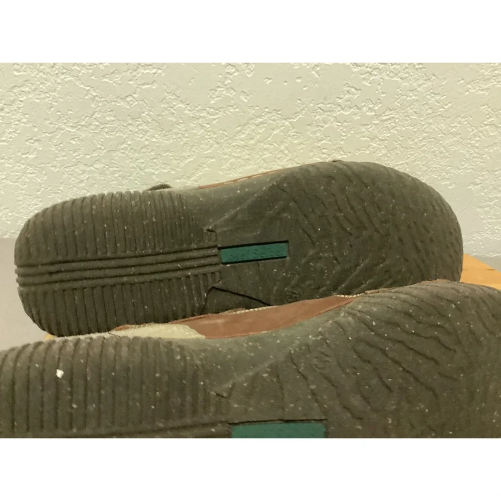 JS Josef Seibel Leather Sandals Men 45 11.5-12 Brown Fisherman Hook Loop Comfort